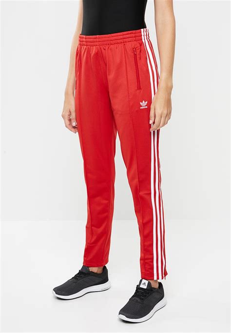 adidas originals sst red|adidas track pants red.